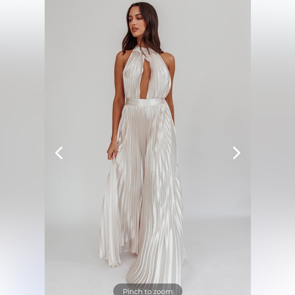 Champagne Maxi gown